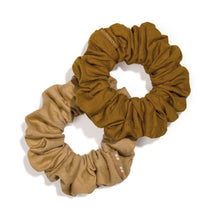 KOOSHOO Plastic Free Organic Scrunchies - Gold Sand
