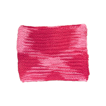 Nanna's Knitted Cotton Dish Cloth - Raspberry
